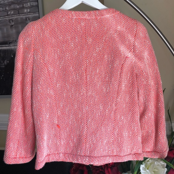 ZARA Pink Tweed Jacket with Zipper Closure, XS/S - Picture 2 of 6
